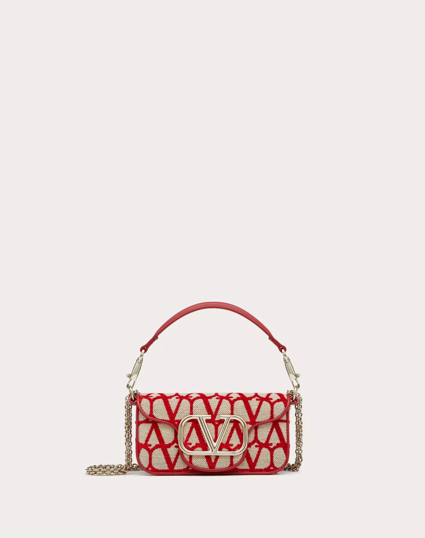 LOCO TOILE ICONOGRAPH SMALL SHOULDER BAG